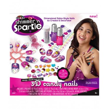 Cra Z Art Shimmer n Sparkle 3D candy nails